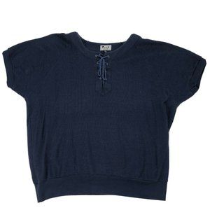 Lane Bryant Womens Waffle Knit Shirt